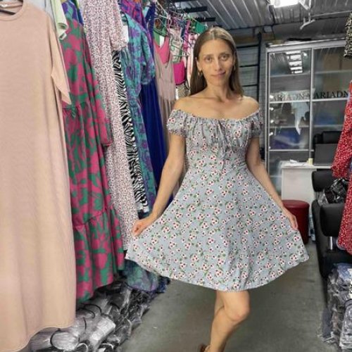 Сарафан Arina (42-48) 2349-1 grey (лето) Arina 2349-1 grey