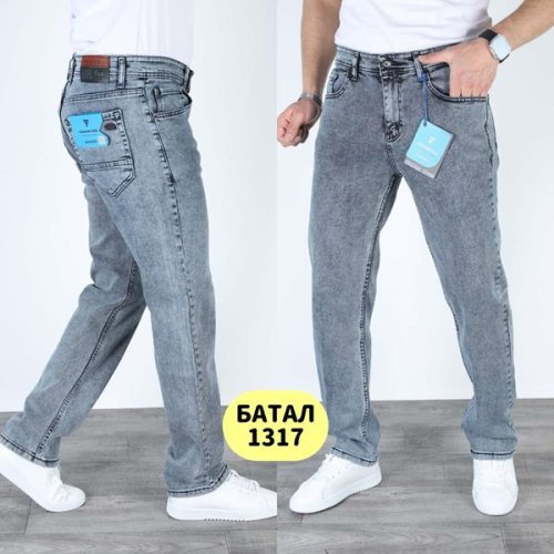 Джинсы God Baron (32-40) 1317 l.blue (деми) God Baron 1317 l.blue