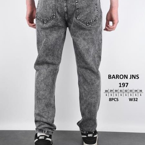 Джинсы God Baron (28-36) 197 grey (деми) God Baron 197 grey