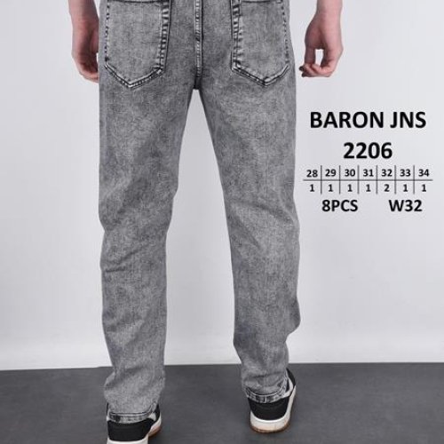 Джинсы God Baron (28-34) 2206 grey (деми) God Baron 2206 grey