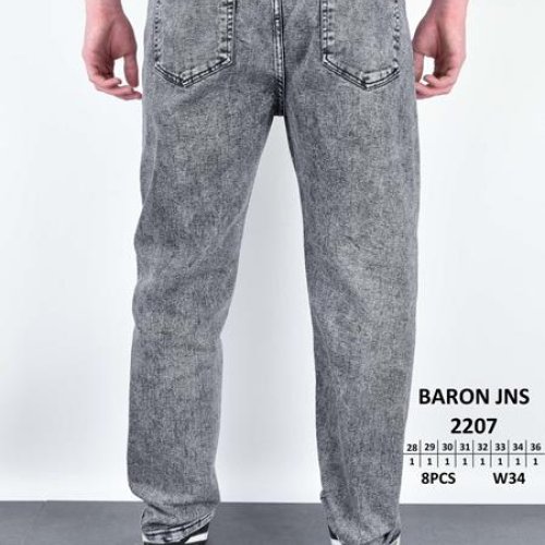 Джинсы God Baron (28-36) 2207 grey (деми) God Baron 2207 grey