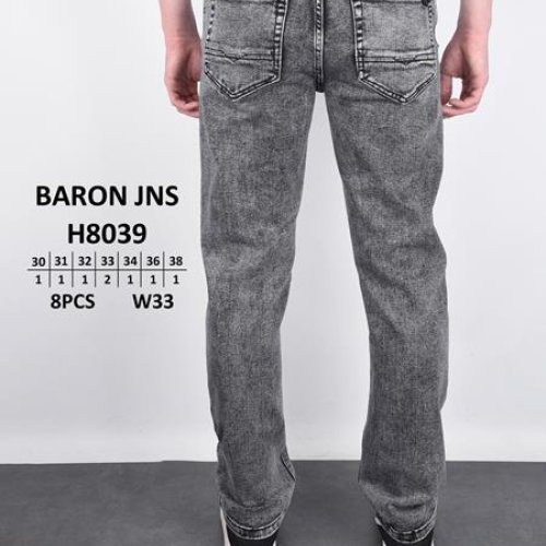 Джинсы God Baron (30-38) 8039 grey (деми) God Baron 8039 grey