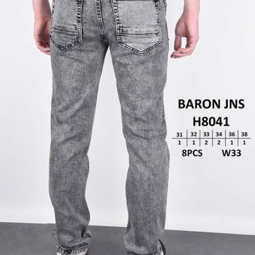 Джинсы God Baron (31-38) 8041 grey (деми) God Baron 8041 grey