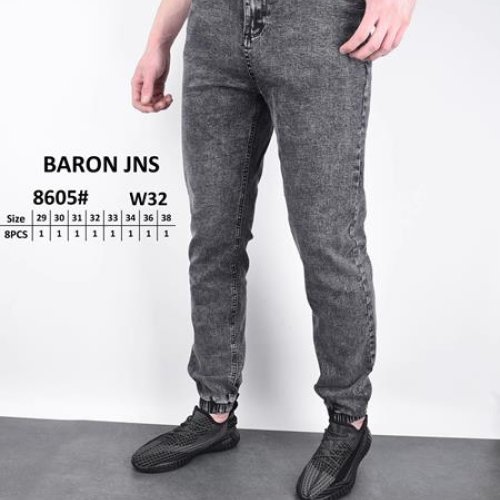 Джинсы God Baron (29-38) 8605 grey (деми) God Baron 8605 grey