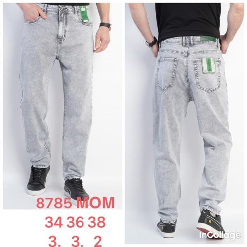 Джинсы God Baron (34-38) 8785 grey (деми) God Baron 8785 grey