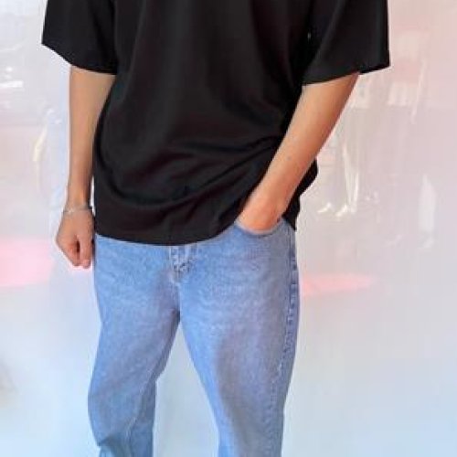 Футболка Three Black (S-XL) 2054 black (лето) Three Black 2054 black