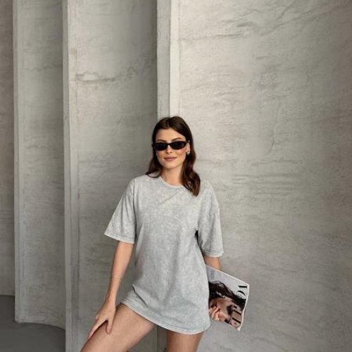 Футболка New Season (S-L) 8214 l.grey (лето) New Season 8214 l.grey