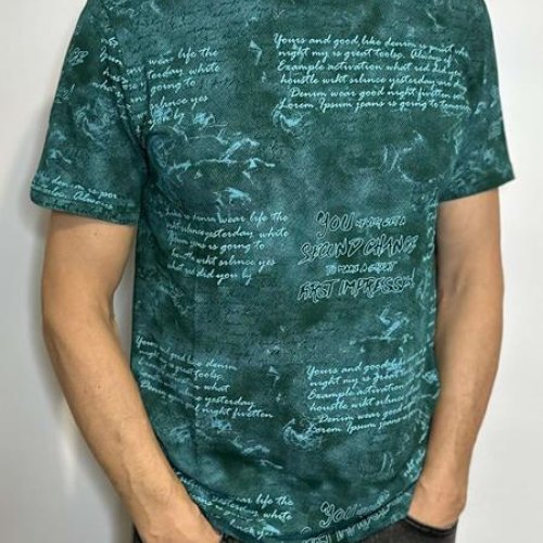 Футболка Vip Stendo (M-2XL) 5103 green (лето) Vip Stendo 5103 green