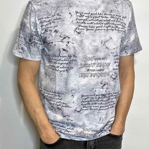 Футболка Vip Stendo (M-2XL) 5103 white (лето) Vip Stendo 5103 white