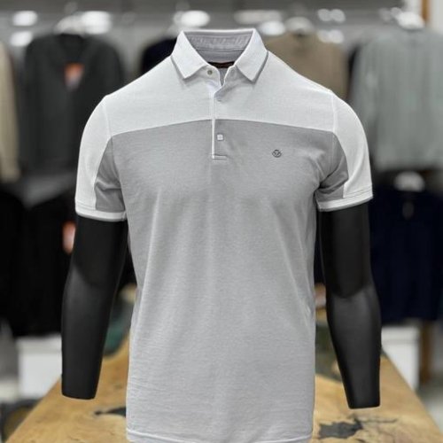 Футболка Vip Stendo (M-2XL) 5535 l.grey (лето) Vip Stendo 5535 l.grey