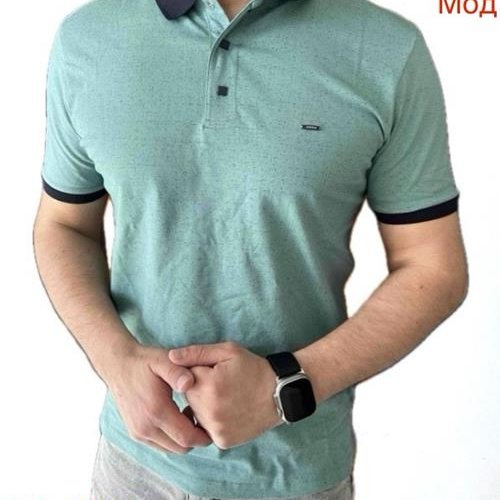 Футболка Надийка (M-2XL) 0126 d.mint (лето) Надийка 0126 d.mint