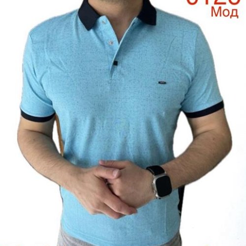 Футболка Надийка (M-2XL) 0126 l.blue (лето) Надийка 0126 l.blue