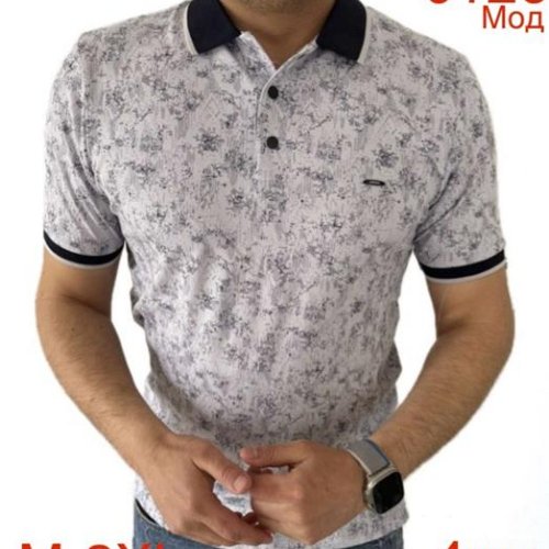 Футболка Надийка (M-2XL) 0126 l.grey (лето) Надийка 0126 l.grey