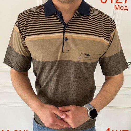 Футболка Надийка (M-2XL) 0127 beige (лето) Надийка 0127 beige