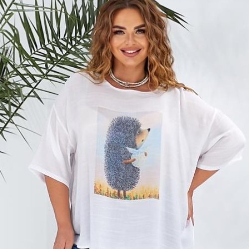 Футболка P.HEY (54-60) 3301 white (лето) P.HEY 3301 white