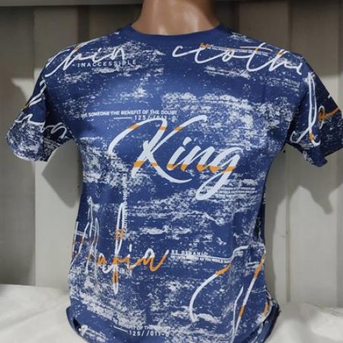 Футболка Panda (S-2XL) 1733 blue (лето) Panda 1733 blue
