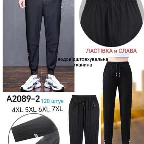 Штаны спорт Giang (4XL-7XL) 2089-2 mix (деми) Giang 2089-2 mix