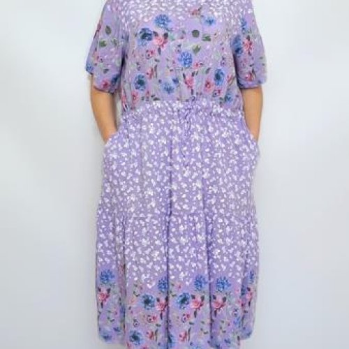 Платье Romeo life (54-58) 718 lilac (лето) Romeo life 718 lilac