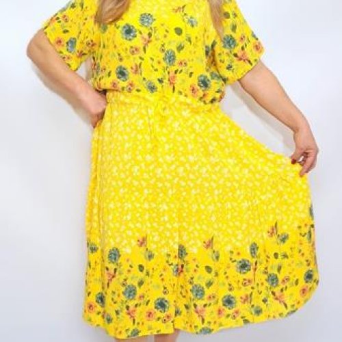 Платье Romeo life (54-58) 718 yellow (лето) Romeo life 718 yellow