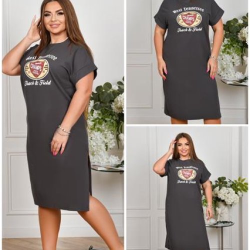Платье Direa (one size) 6862 grey (лето) Direa 6862 grey