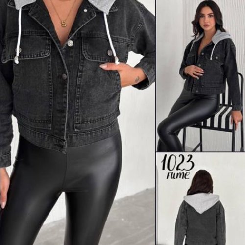 Куртка Ruxa (S-XL) 1023 black (деми) Ruxa 1023 black