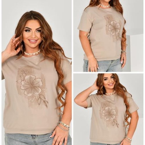 Футболка Direa (3XL-4XL) 5126 mix (лето) Direa 5126 mix