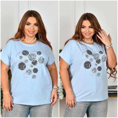 Футболка Direa (XL-2XL) H129 mix (лето) Direa H129 mix