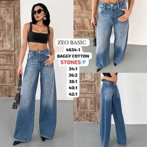 Джинсы Jeans Style (34-42) 4634 blue (деми) Jeans Style 4634 blue
