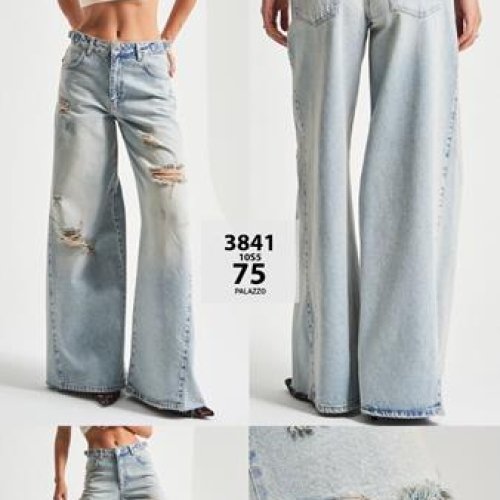 Джинсы Jeans Style (34-42) 3841-75 l.blue (лето) Jeans Style 3841-75 l.blue