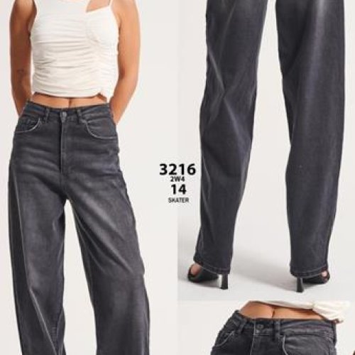 Джинсы Jeans Style (34-40) 3616-14 d.grey (деми) Jeans Style 3616-14 d.grey