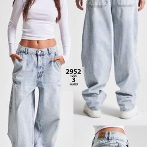 Джинсы Jeans Style (34-40) 2952-12-3 l.blue (деми) Jeans Style 2952-12-3 l.blue