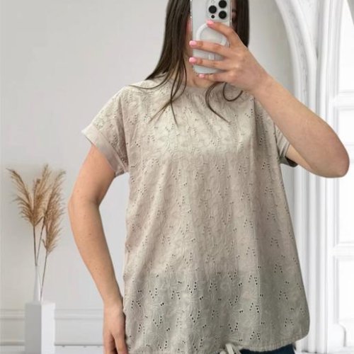 Футболка Ekvato (48-54) 25043 beige (лето) Ekvato 25043 beige