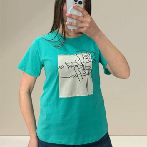 Футболка Novetly Store (44-48) 25050 l.blue (лето) Novetly Store 25050 l.blue
