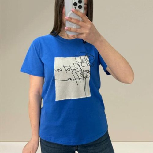Футболка Novetly Store (44-48) 25050 blue (лето) Novetly Store 25050 blue