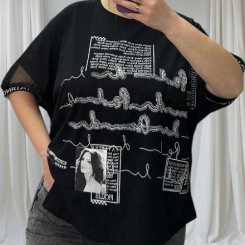 Футболка Novetly Store (52-56) 25316 black (лето) Novetly Store 25316 black