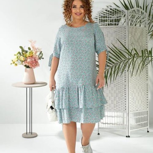 Платье Arina (50-56) 2423 l.blue (лето) Arina 2423 l.blue