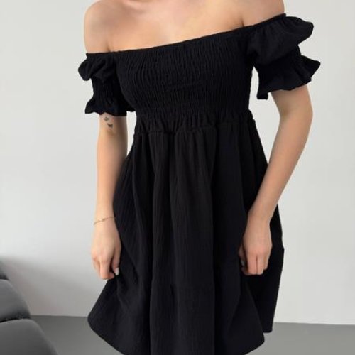 Платье Arina (42-48) 1567 black (лето) Arina 1567 black