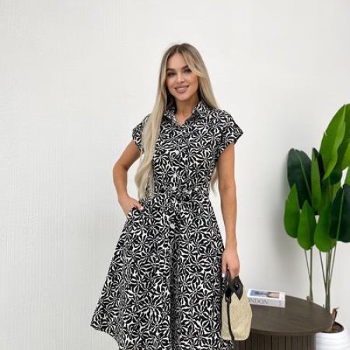 Платье Arina (42-48) 2444 black (лето) Arina 2444 black