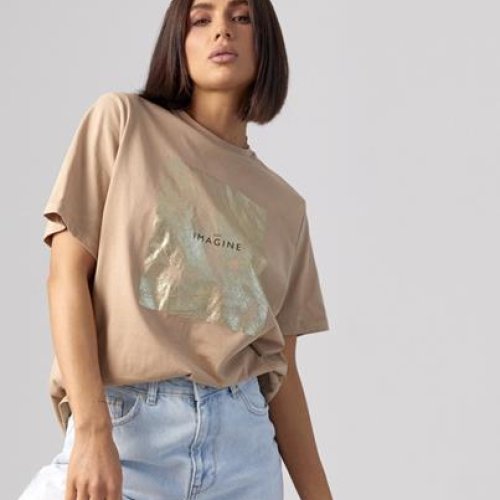 Футболка Dalkosti Shop (S-L) DS453 beige (лето) Dalkosti Shop DS453 beige