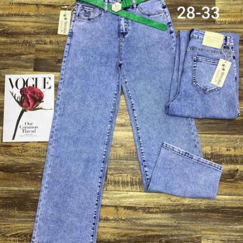 Джинсы Leen (28-33) M6010 blue (деми) Leen M6010 blue