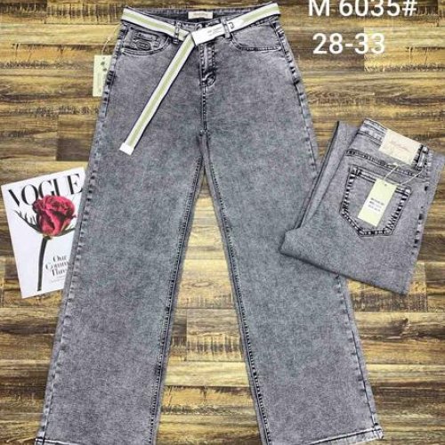 Джинсы Leen (28-33) M6035 grey (деми) Leen M6035 grey