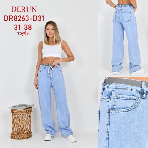 Джинсы Leen (31-38) DR8263-D31 blue (деми) Leen DR8263-D31 blue