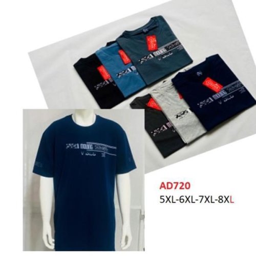 Футболка Steiner cloth (5XL-8XL) AD720 mix (лето) Steiner cloth AD720 mix