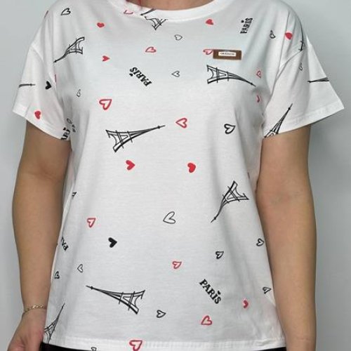 Футболка Kosta (42-48) KS449 white (лето) Kosta KS449 white