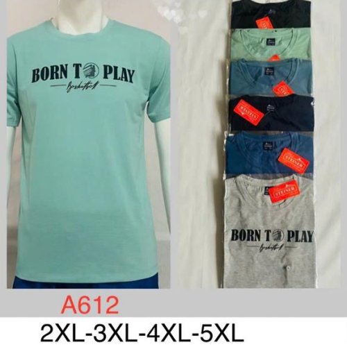 Футболка Hoan (2XL-5XL) A612 mix (лето) Hoan A612 mix