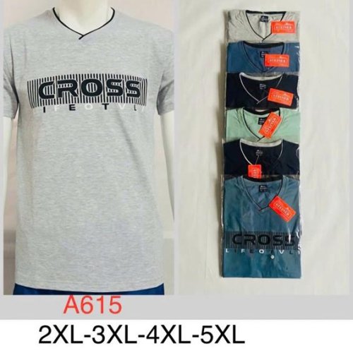 Футболка Hoan (2XL-5XL) A615 mix (лето) Hoan A615 mix