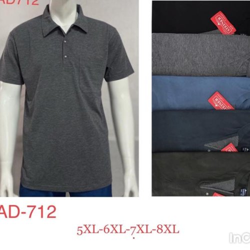 Футболка Hoan (5XL-8XL) AD712 mix (лето) Hoan AD712 mix