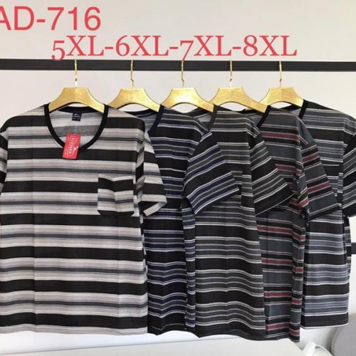 Футболка Hoan (5XL-8XL) AD716 mix (лето) Hoan AD716 mix