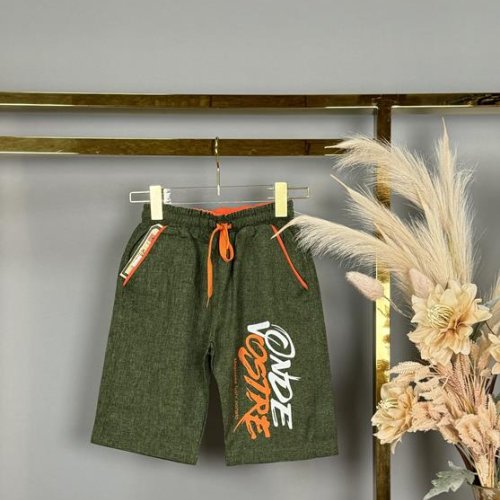 Шорты Delfinka (140-164) 2358 khaki (лето) Delfinka 2358 khaki