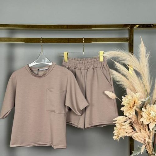Костюм Delfinka (134-152) 565 beige (лето) Delfinka 565 beige